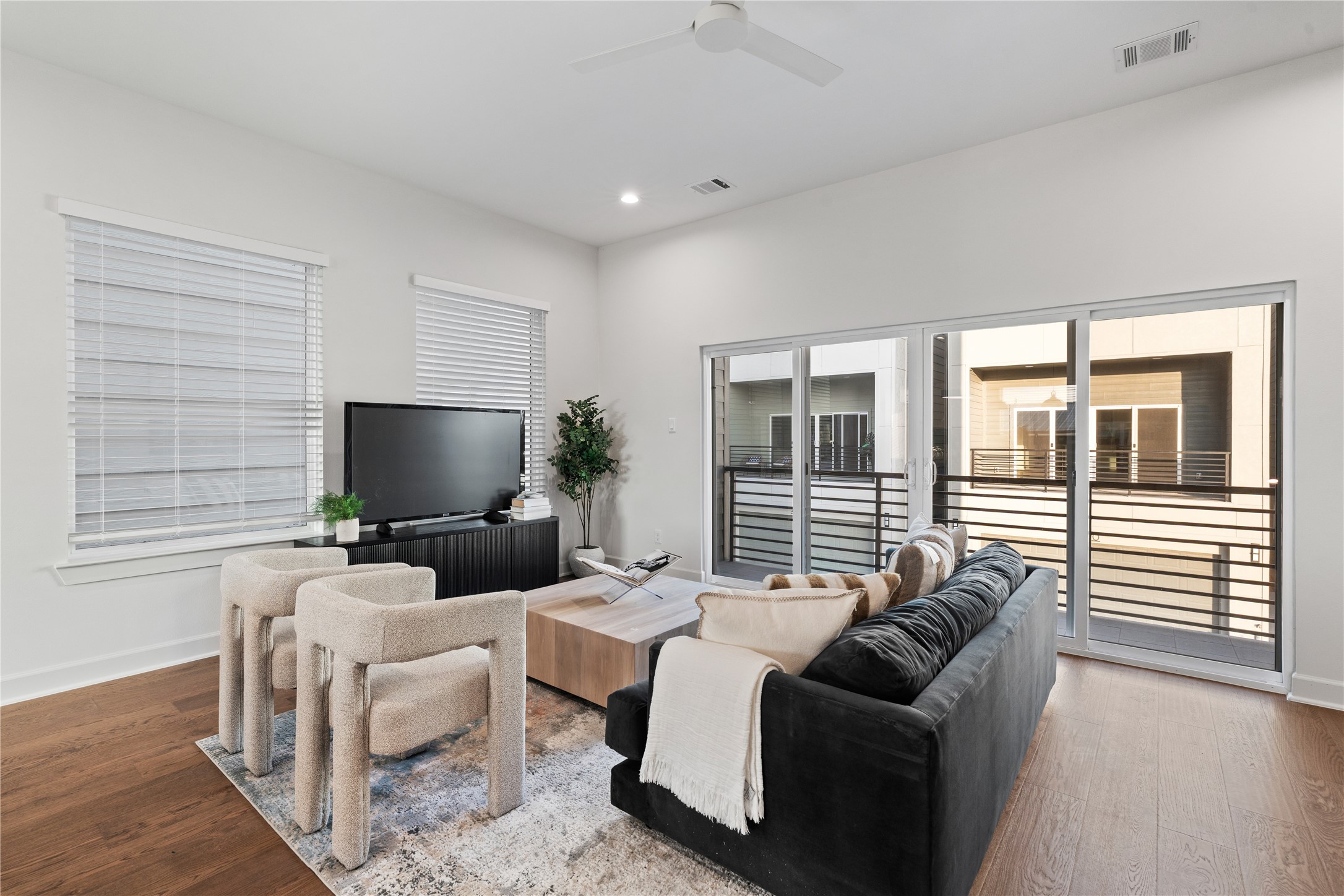 4708 Moving Meadows Houston, TX 77018 - Photo 13 of 40 The arrangement showcases the scale of the room and offers multiple furniture layout options.