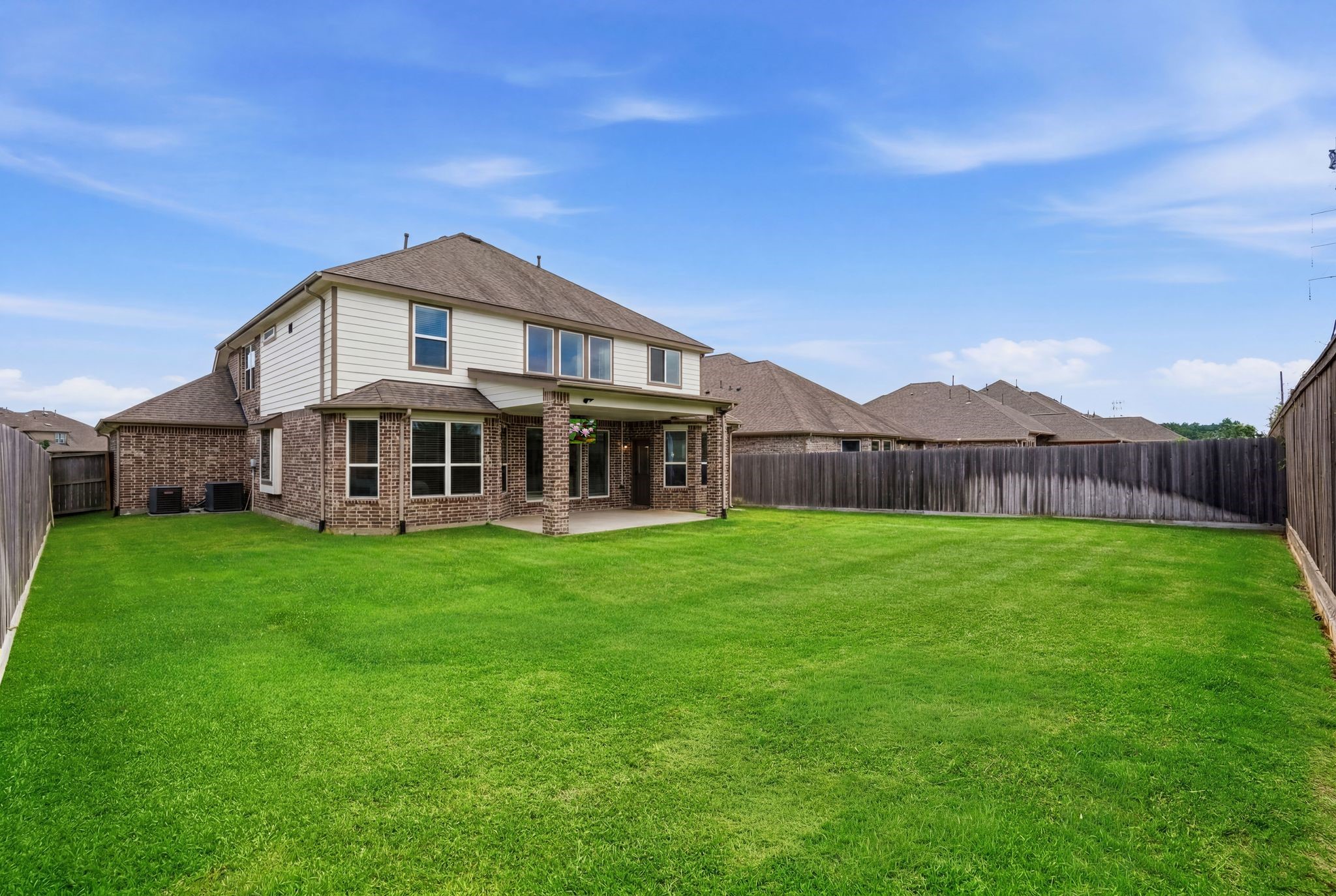7522 Windsor View Drive Spring, TX 77379 - Photo 49 of 49 Big backyard with plenty of space to enjoy outdoor gatherings, games, or quiet evenings.