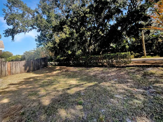 a view of yard with tree