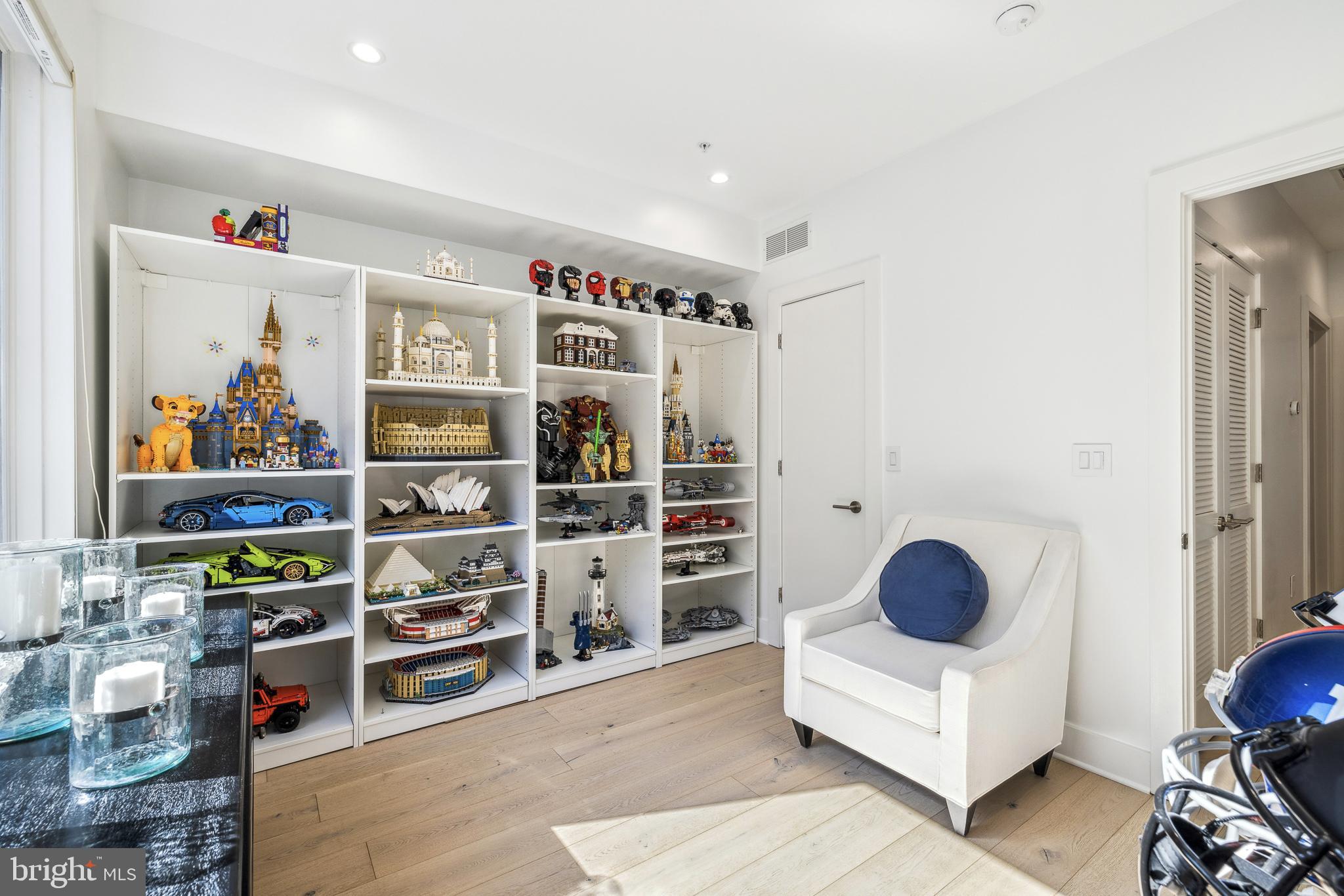 48 North 3rd Street, Unit 3 Philadelphia, PA 19106 - Photo 25 of 36 a view of workspace with wooden floor and book shelf
