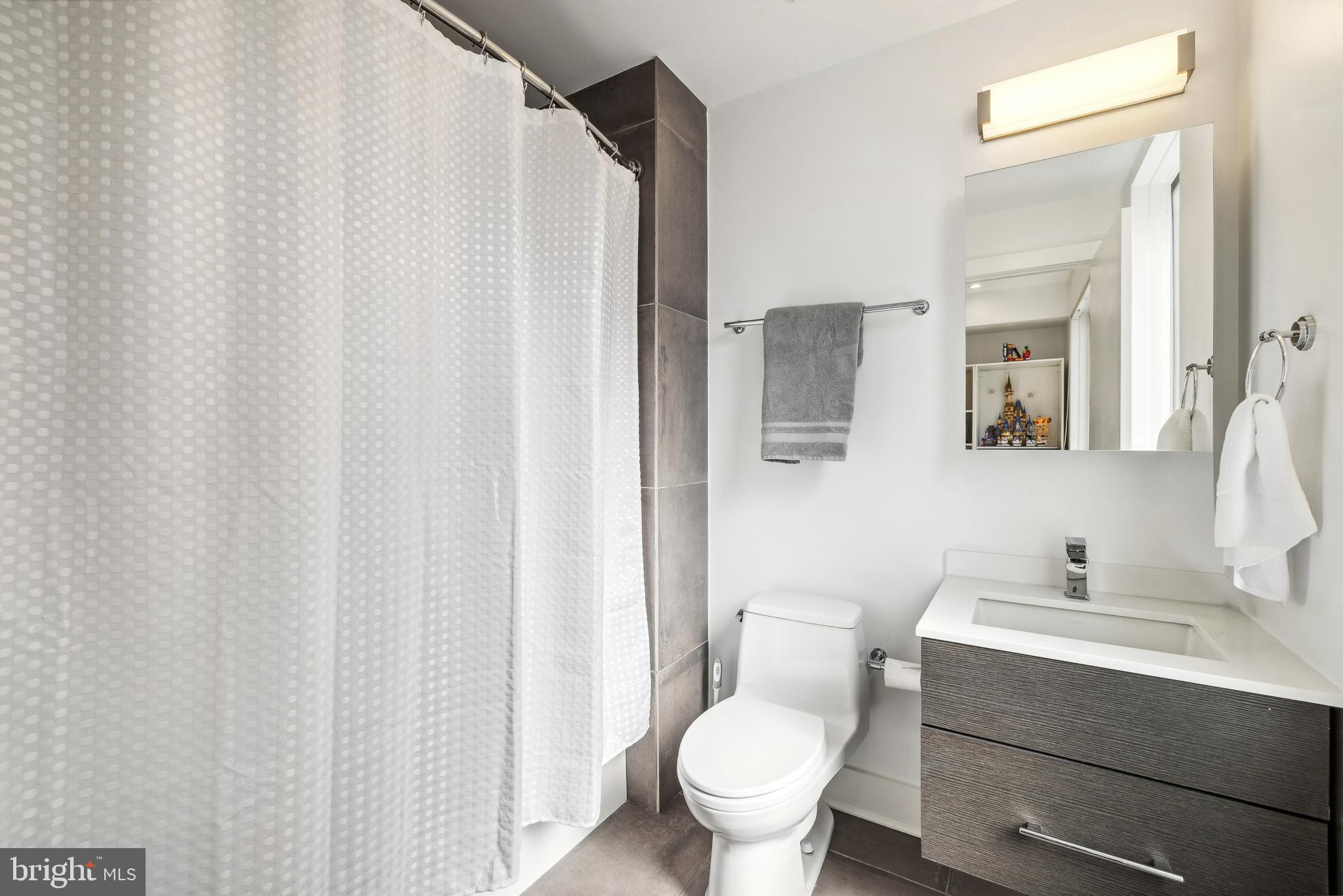 48 North 3rd Street, Unit 3 Philadelphia, PA 19106 - Photo 26 of 36 a bathroom with a toilet a sink and a mirror