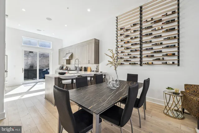 a view of a livingroom with furniture and a window