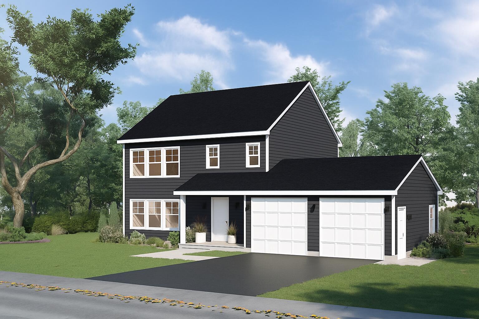 Lot 7 with Slate grey siding