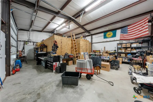 a view of store room with gym equipment
