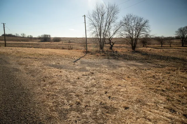 an aerial view of a residential houses