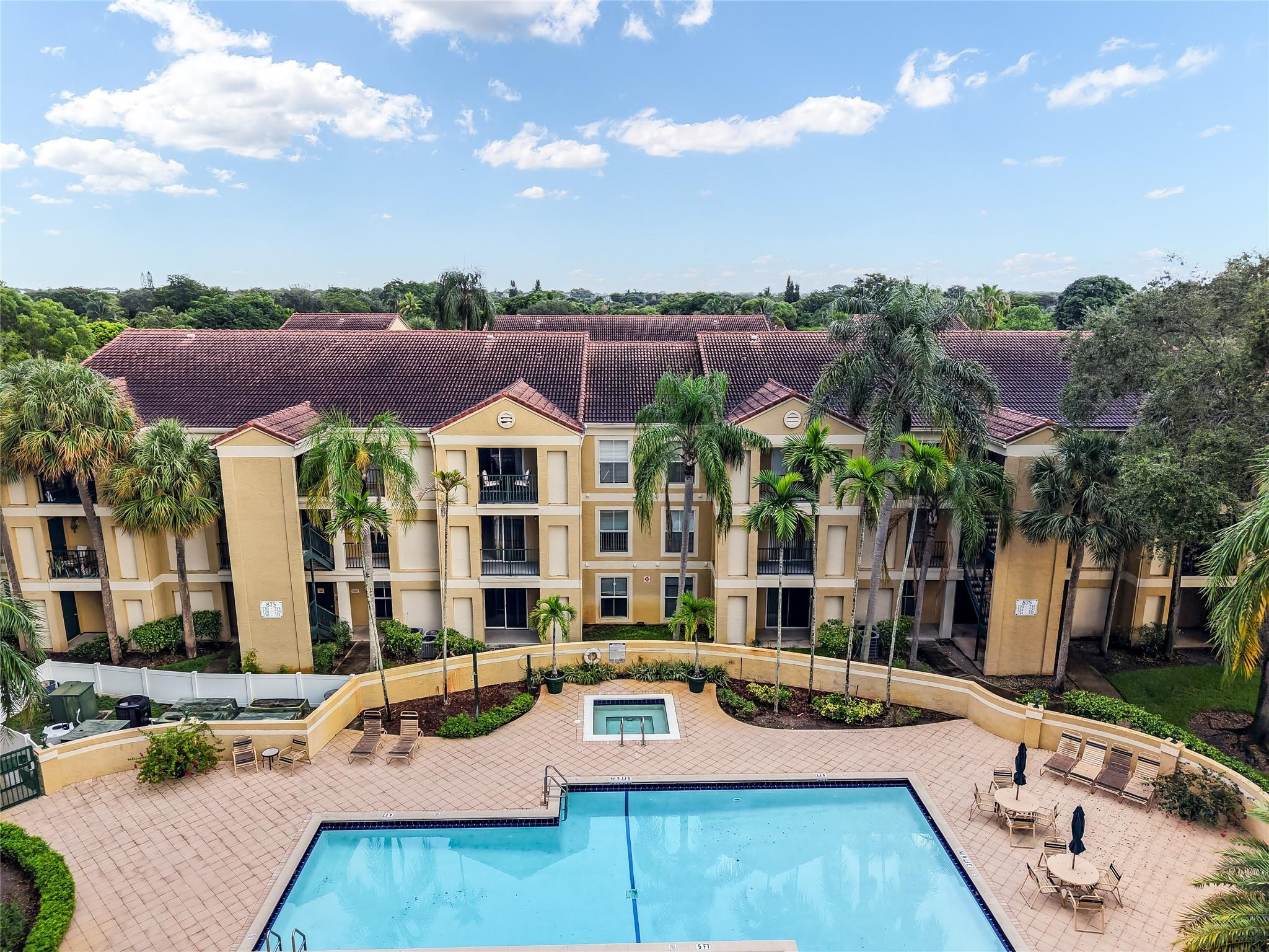 875 Riverside Drive, Unit 717 Coral Springs, FL 33071 - Photo 29 of 31 a view of an house with swimming pool garden and patio