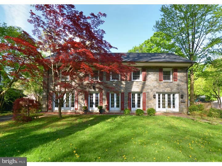 344 Penn Road Wynnewood, PA 19096 - Photo 1 of 25 a front view of a house with a garden