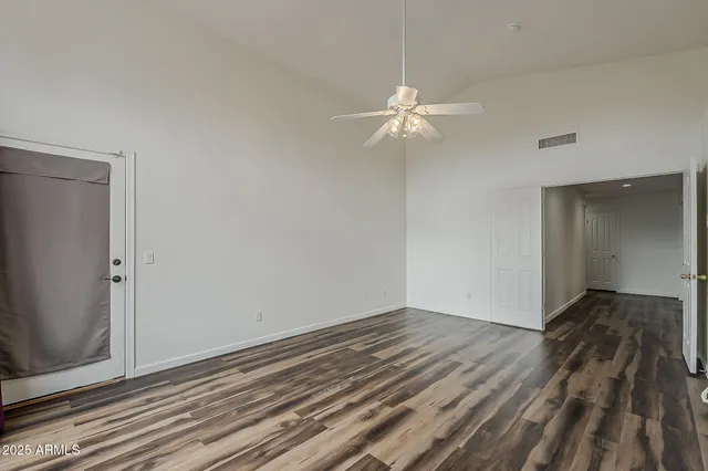 wooden floor in an empty room