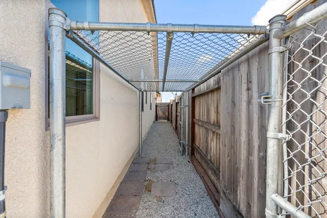 front view of a house with a street