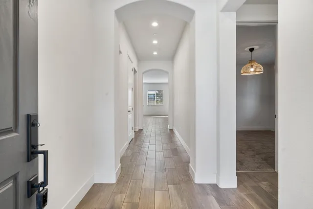 wooden floor in a gallery