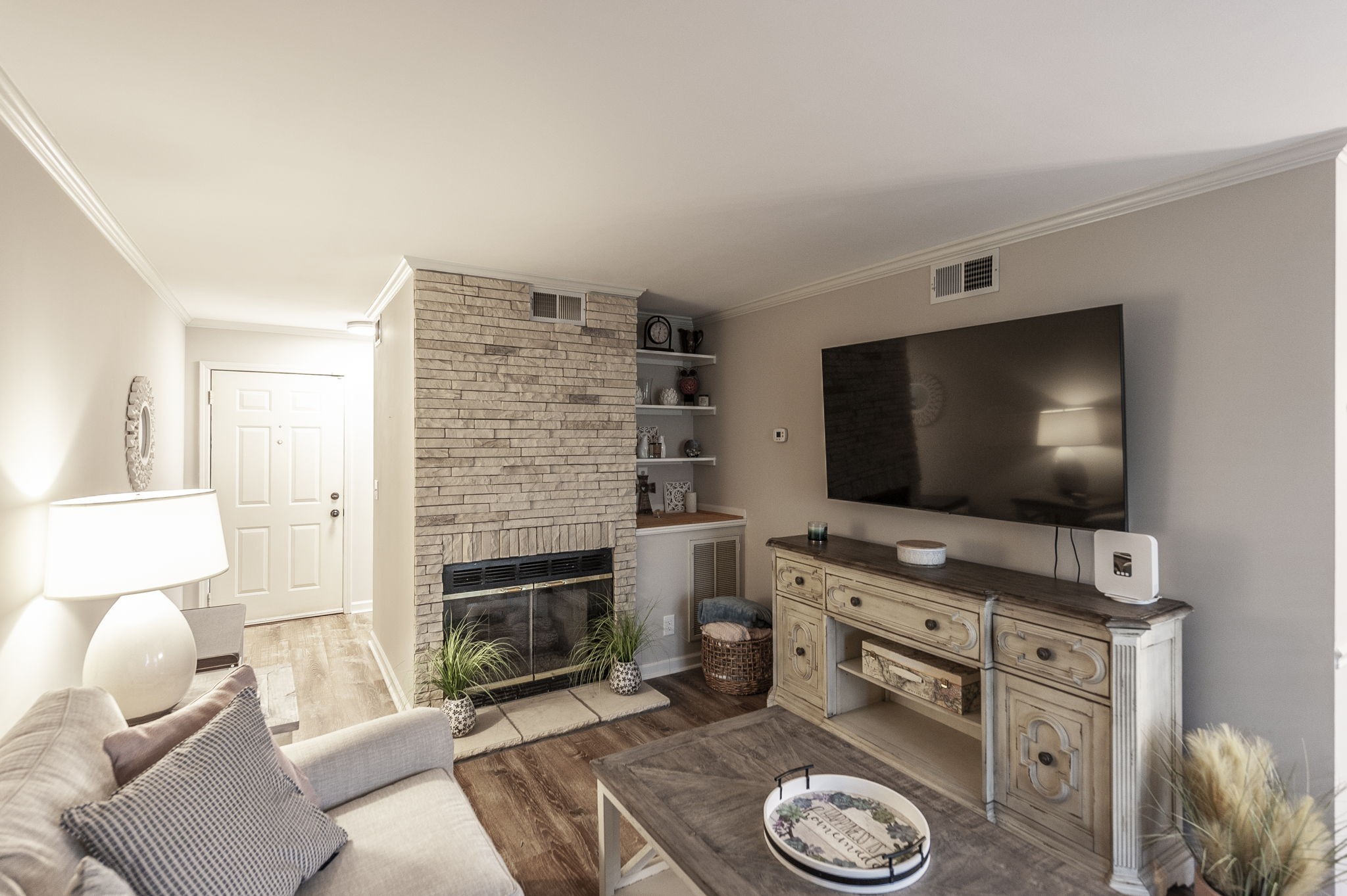 205 Churchill Crossing Madison, TN 37115 - Photo 4 of 17 a living room with furniture and a flat screen tv