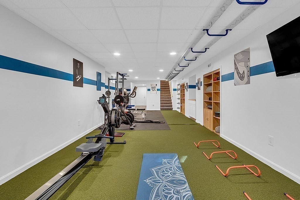 117 Channing Road Concord, MA 01742 - Photo 37 of 38 a view of a room with gym equipment