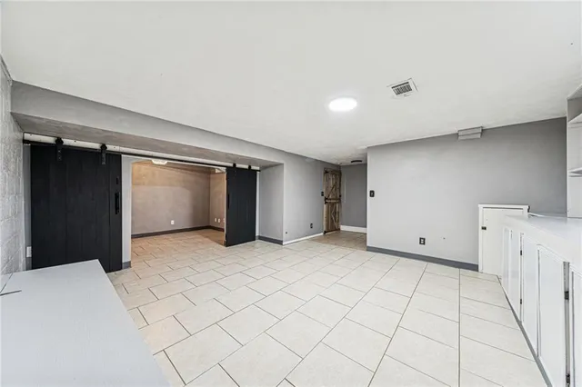 a view of an empty room