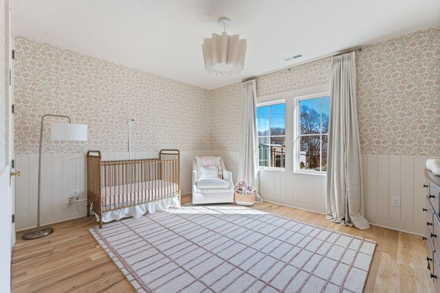 an aerial view of a city with lots of residential buildings