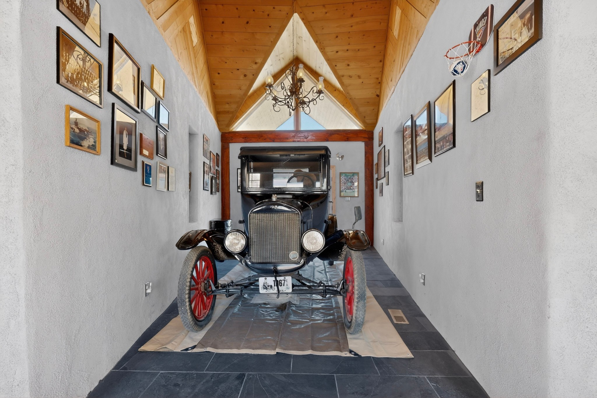 26 Schmittle Road Socorro, NM 87801 - Photo 21 of 80 Anitque car stall or dining area next to kitchen and pantry