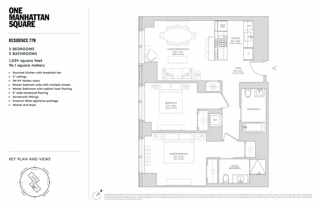 $2,595,000 | 252 South Street, Unit 77B | Two Bridges