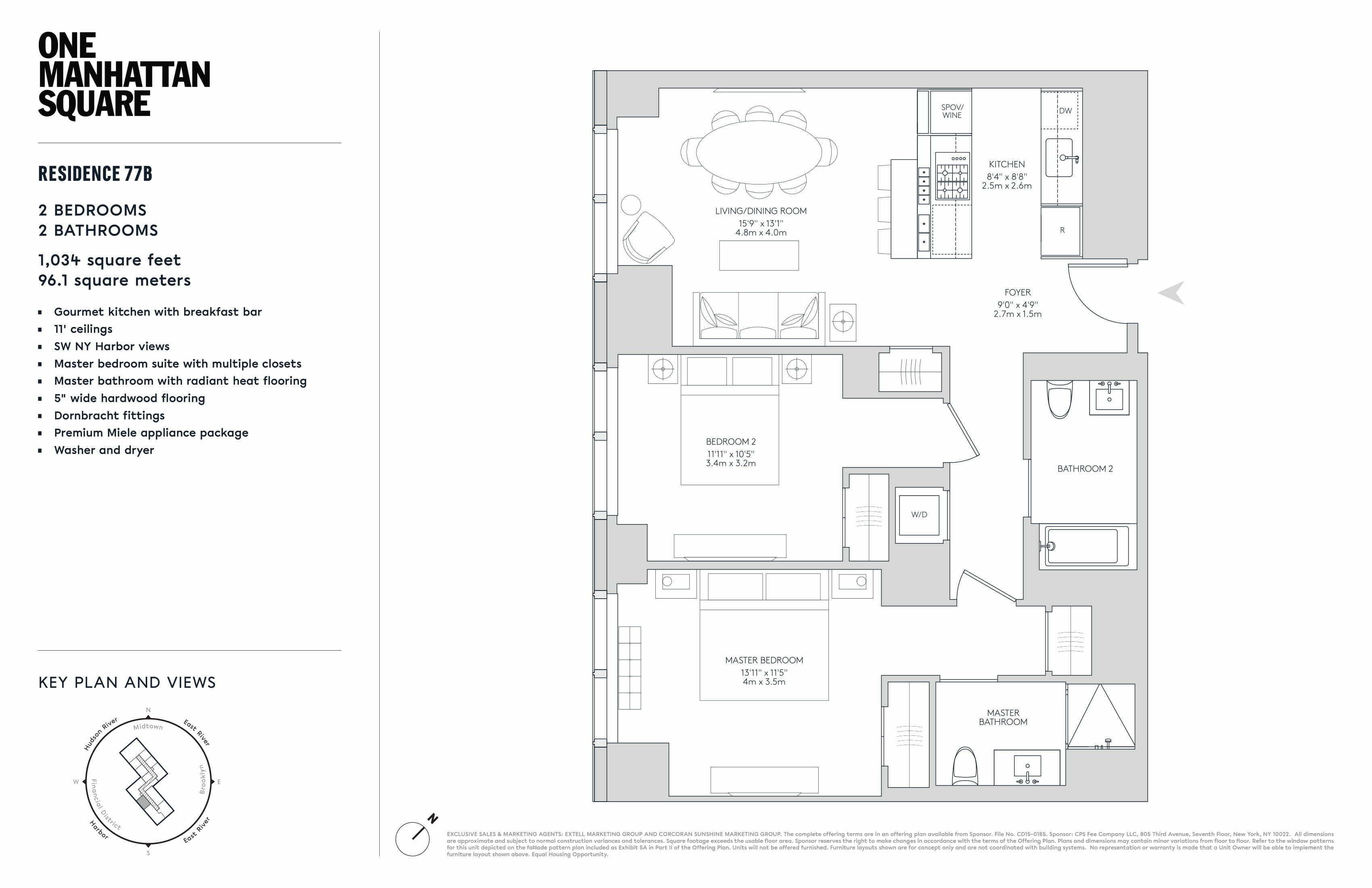 252 South Street, Unit 77B Manhattan, NY 10002 - Photo 43 of 43 a picture of a bench in front of a wall