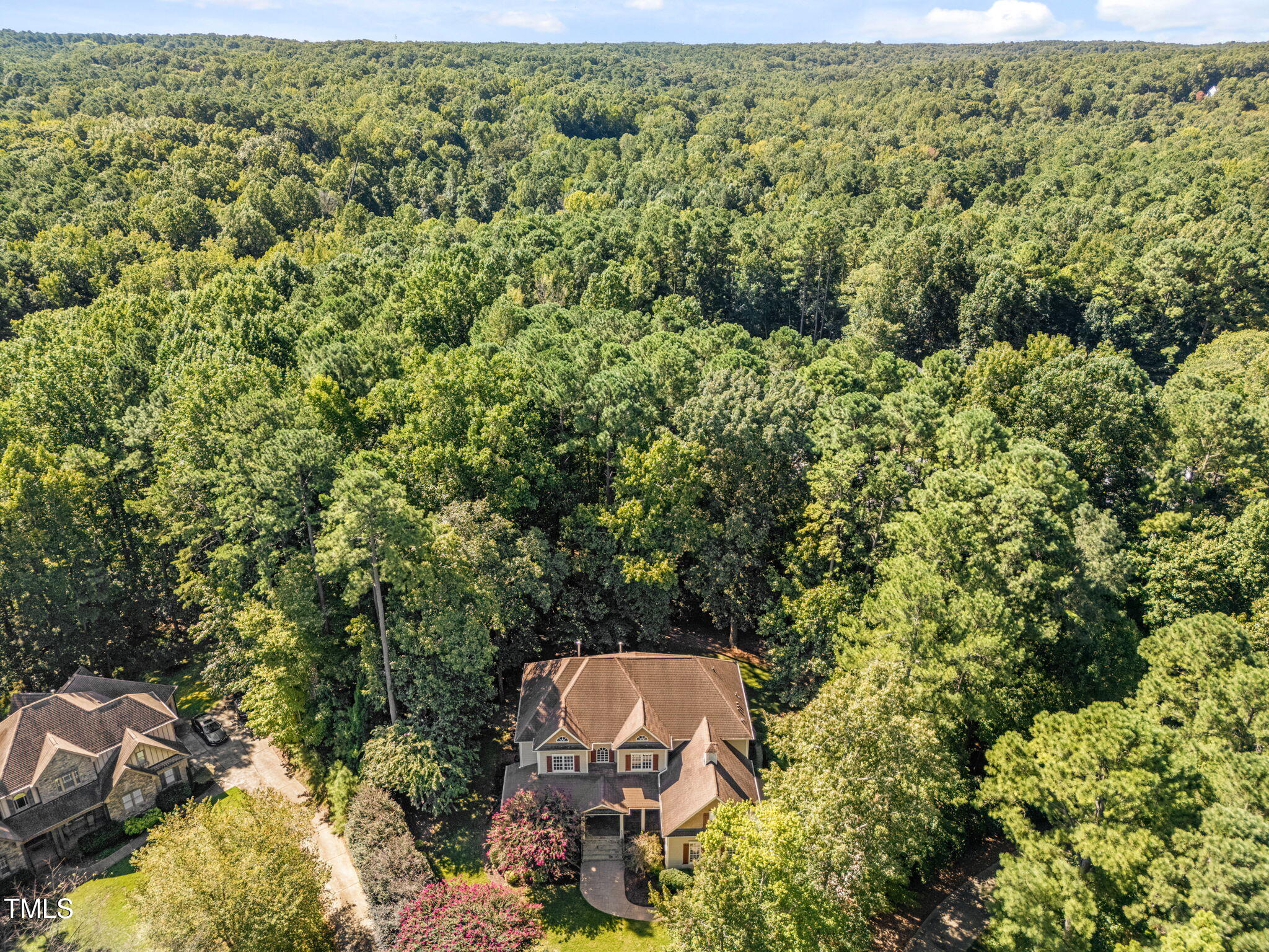 2409 Loring Court Raleigh, NC 27613 - Photo 57 of 60 an aerial view of a house with a yard