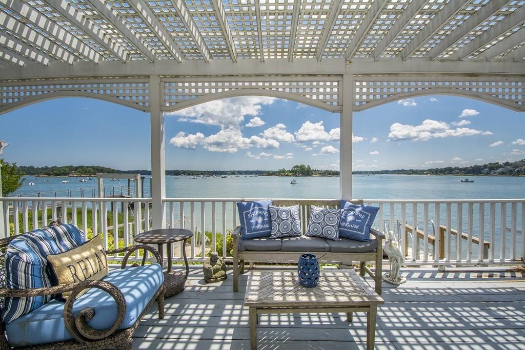 185 Downer Avenue Hingham, MA 02043 - Photo 13 of 30 a view of a balcony with furniture