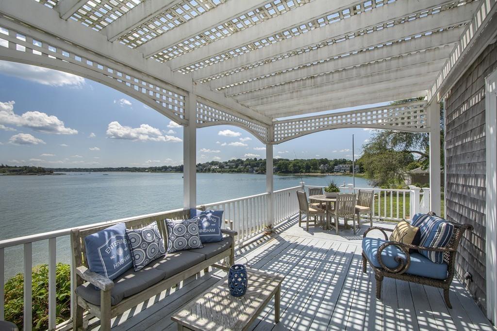 185 Downer Avenue Hingham, MA 02043 - Photo 15 of 30 a outdoor view with a sitting space