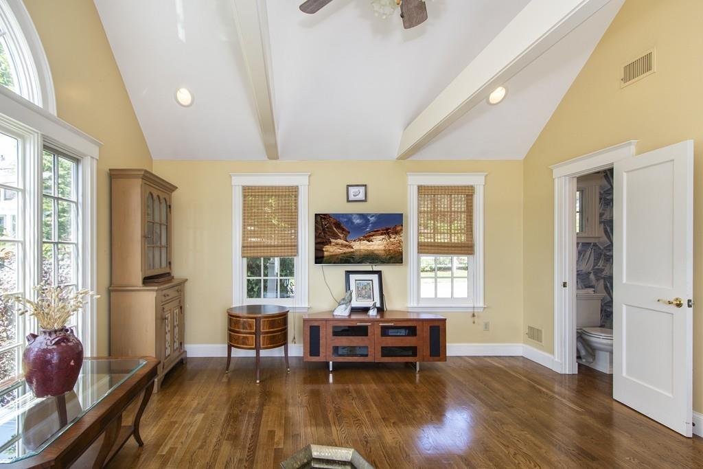 185 Downer Avenue Hingham, MA 02043 - Photo 30 of 30 a living room with furniture and a wooden floor