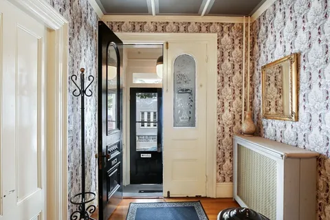 view of a door with wooden door