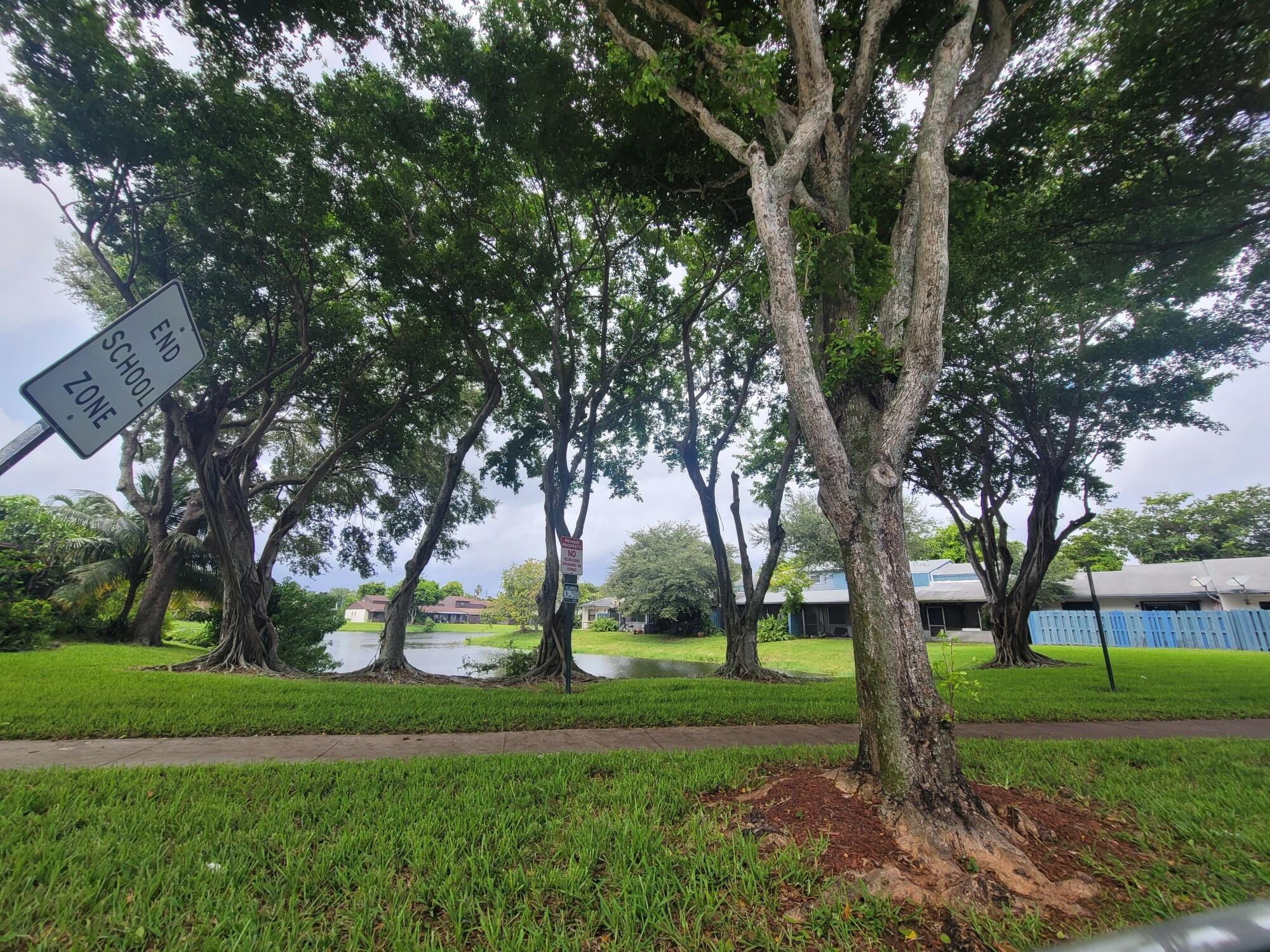 4049 Southwest 68th Way, Unit 6I Miramar, FL 33023 - Photo 30 of 32 a view of a park that has large trees