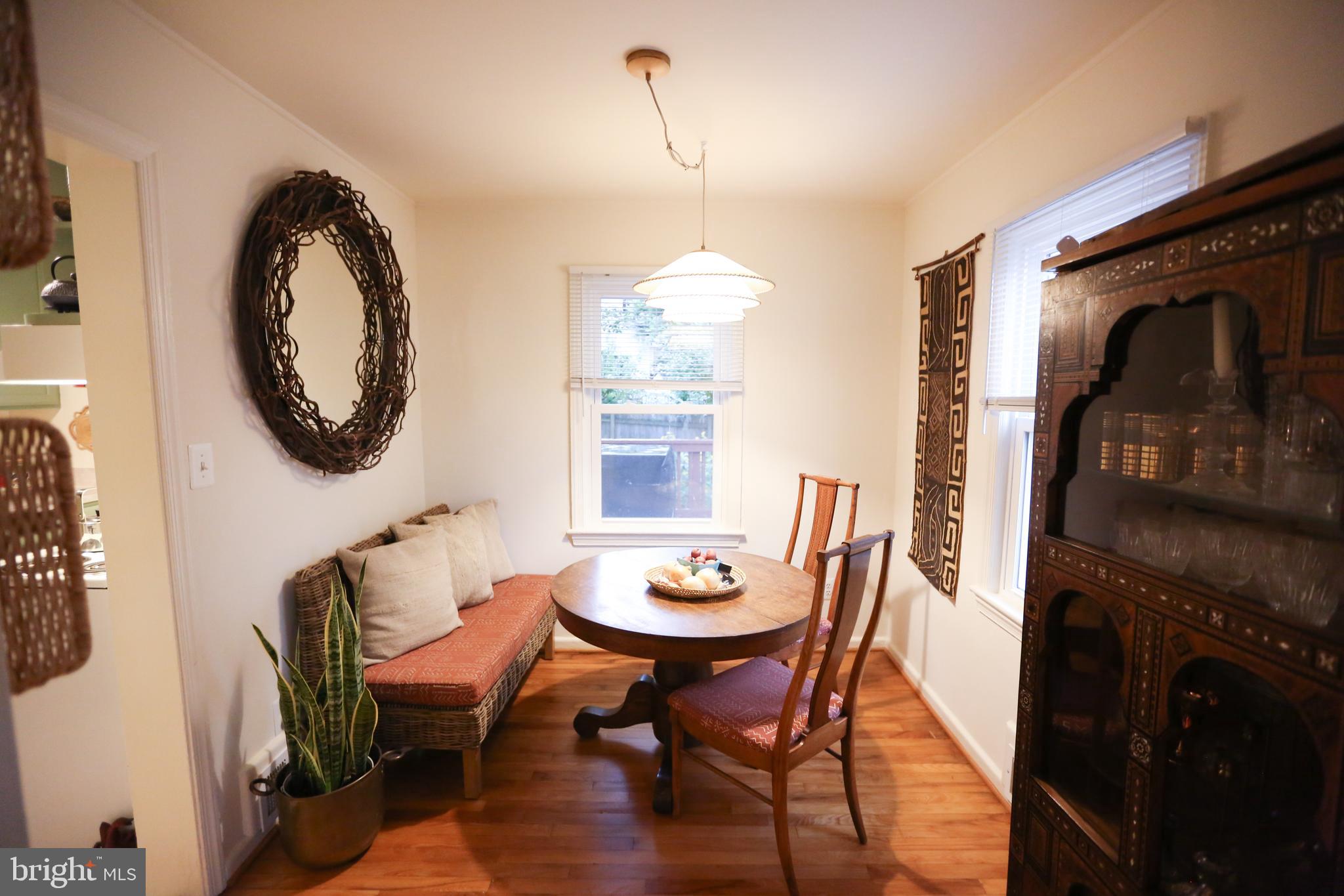 5862 Monticello Road Alexandria, VA 22303 - Photo 11 of 36 a view of a dining room with furniture and window
