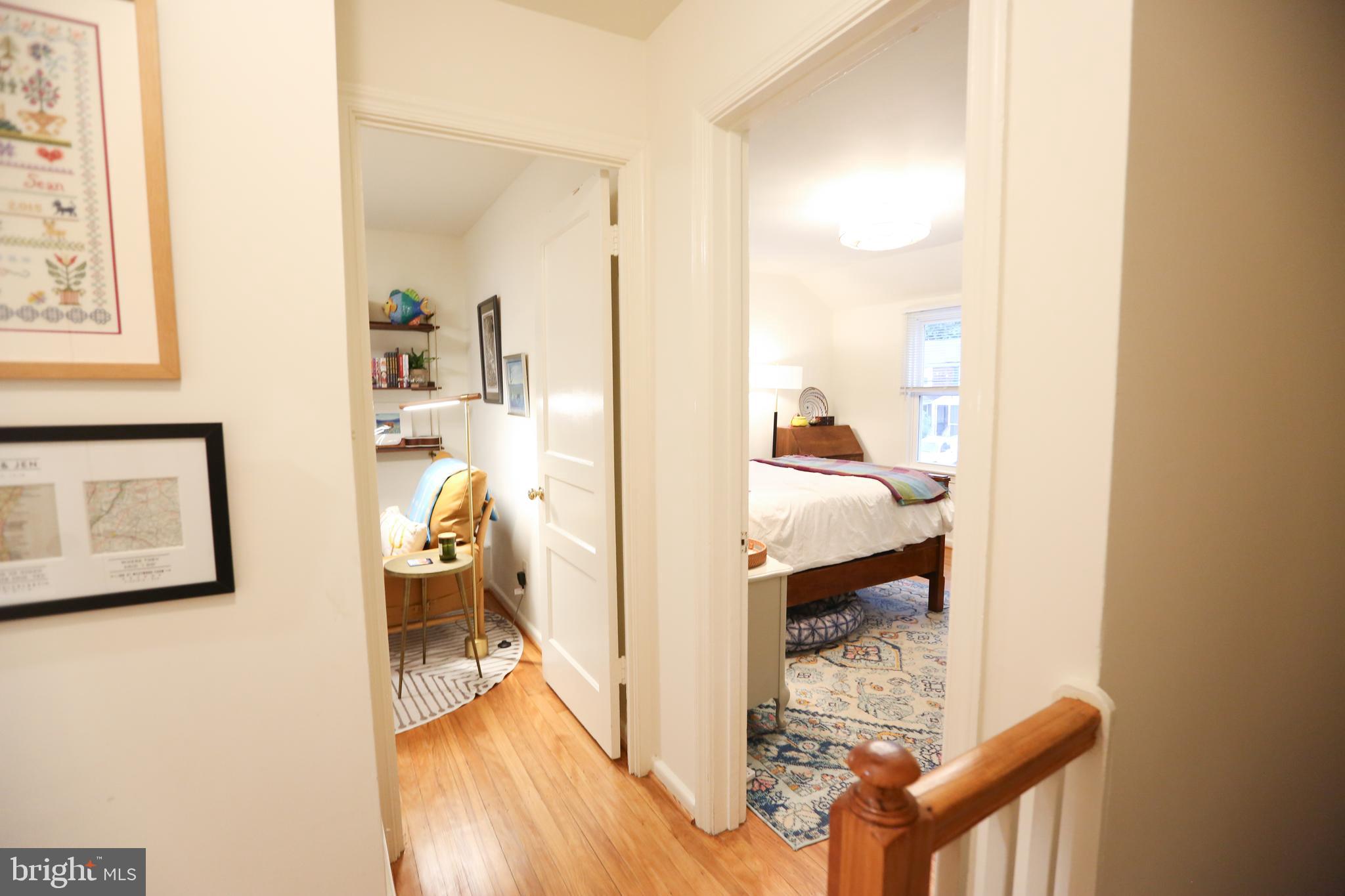 5862 Monticello Road Alexandria, VA 22303 - Photo 16 of 36 a view of a bedroom from a hallway