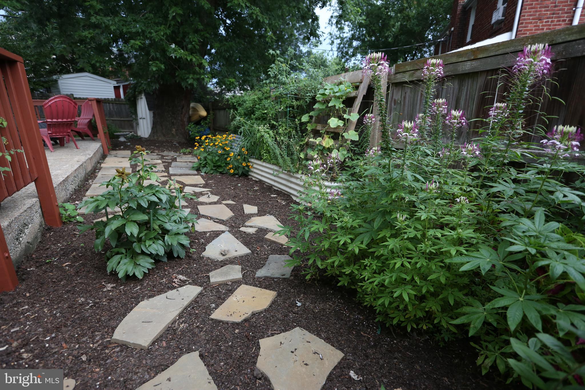5862 Monticello Road Alexandria, VA 22303 - Photo 30 of 36 a backyard of a house with lots of green space