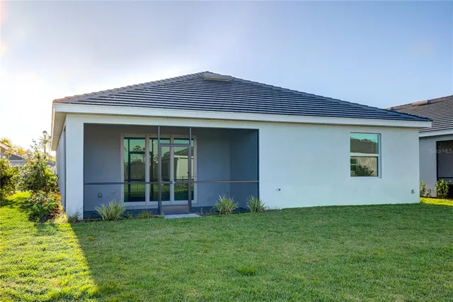 a view of a house with garden