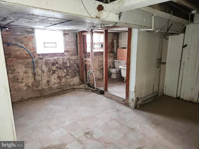 a view of a storage room