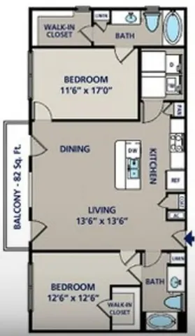$1,720 | 1391 Collier Road Northwest, Unit 3108, Atlanta, GA 30318