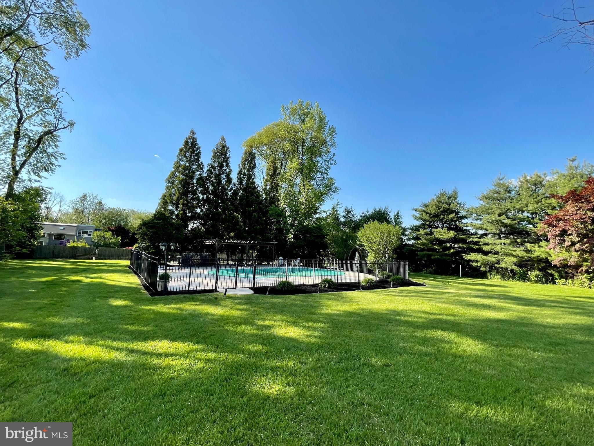 6171 Lower York Road New Hope, PA 18938 - Photo 28 of 39 View of In-ground Fenced Pool
