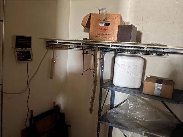 a close view of light fixtures