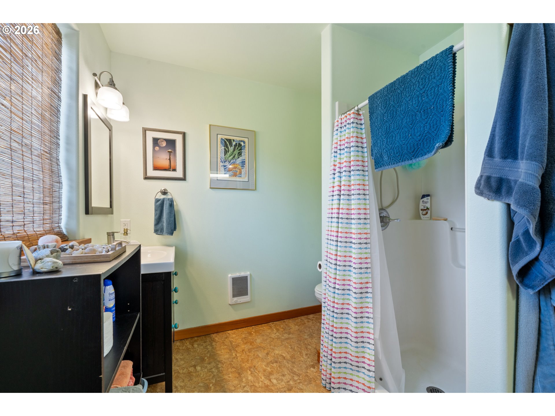 1055 Phelps Street Tillamook, OR 97141 - Photo 6 of 40 a bathroom with a sink and a mirror