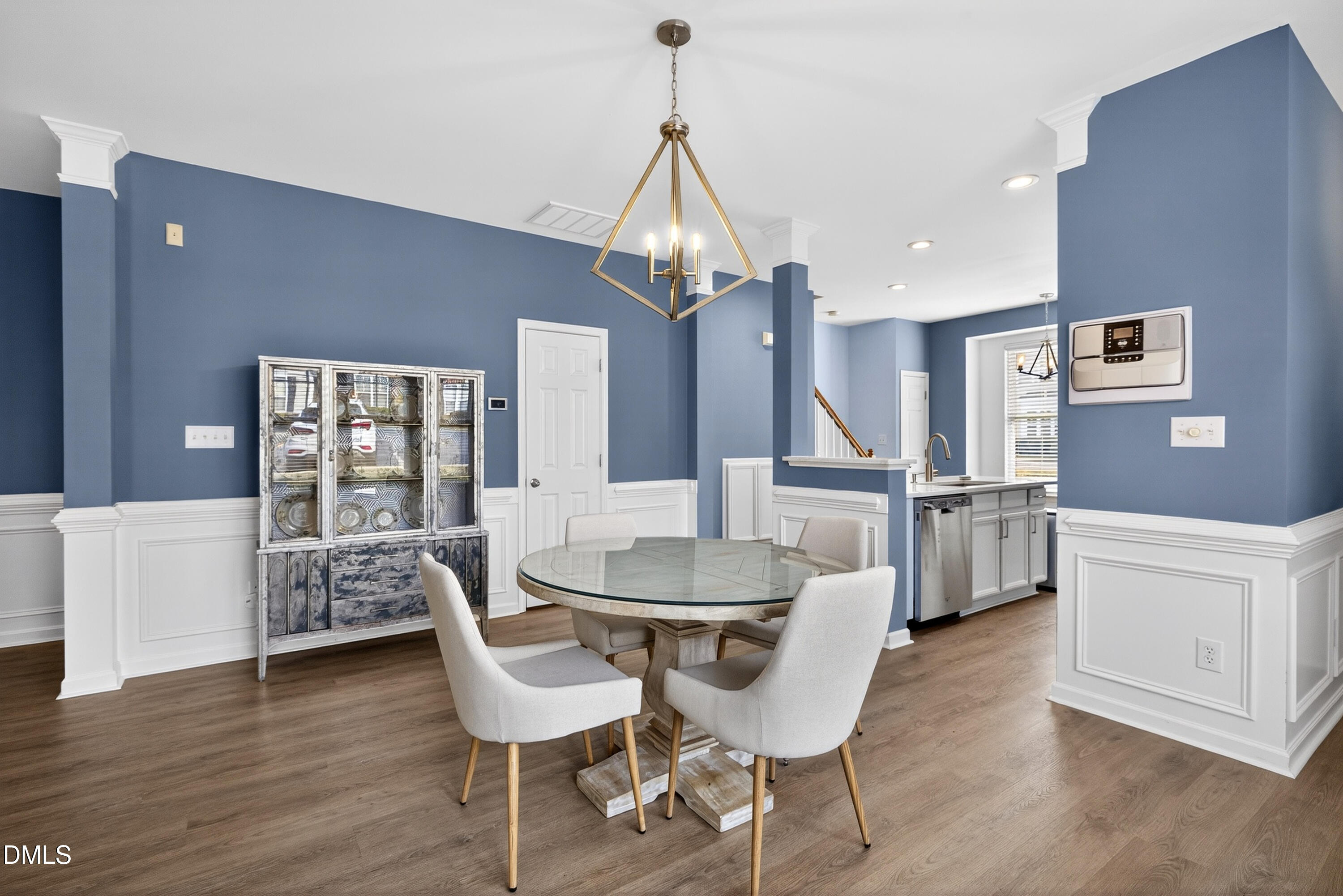 8498 Central Drive Raleigh, NC 27613 - Photo 6 of 54 Dining Room Features Updated Lighting Fixture