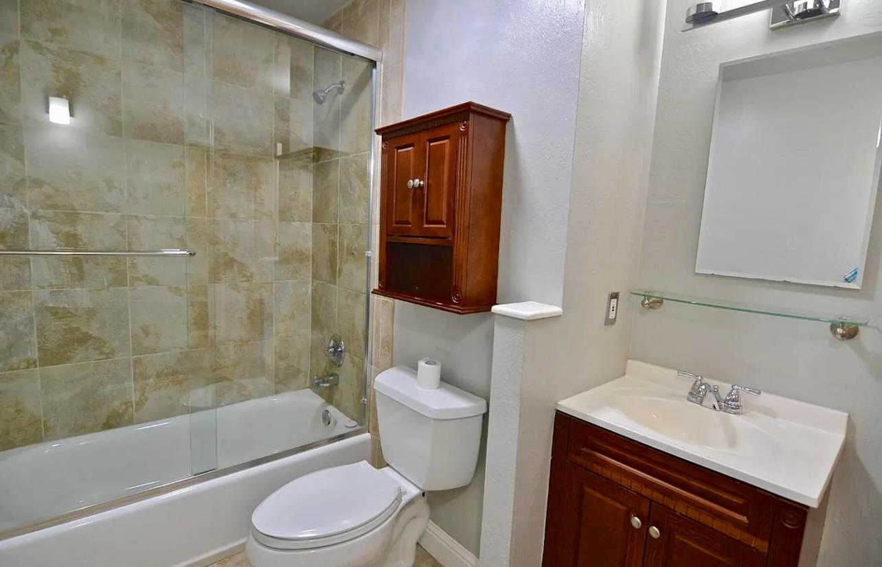 1377 Virginia Avenue Campbell, CA 95008 - Photo 27 of 29 a bathroom with a sink toilet and shower