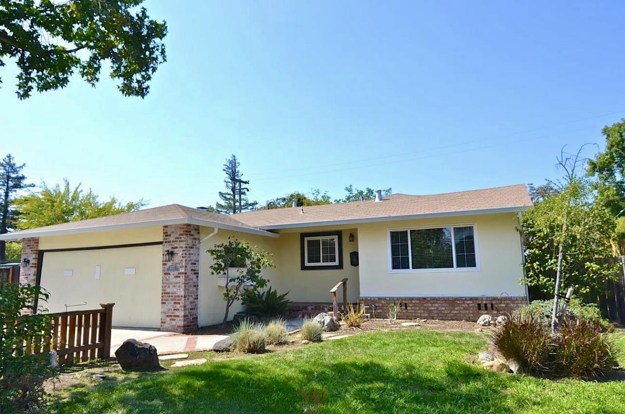 1377 Virginia Avenue Campbell, CA 95008 - Photo 4 of 29 a front view of a house with a yard