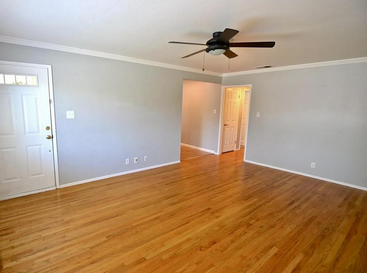 1377 Virginia Avenue Campbell, CA 95008 - Photo 10 of 29 a view of empty room with wooden floor and fan