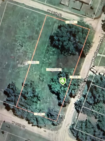 a view of a lake with houses