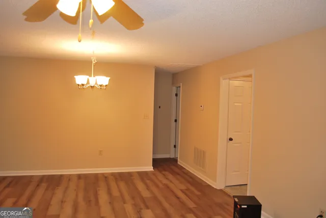 wooden floor in an empty room