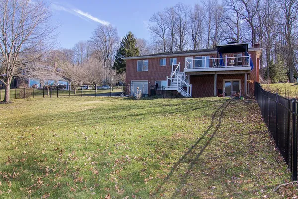 a house view with a garden space