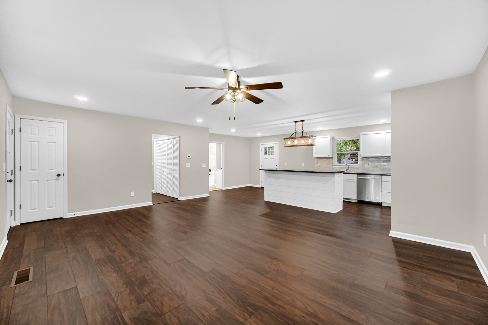 6226 East 250S Road St. Anne, IL 60964 - Photo 7 of 22 a view of a kitchen with a sink and a window