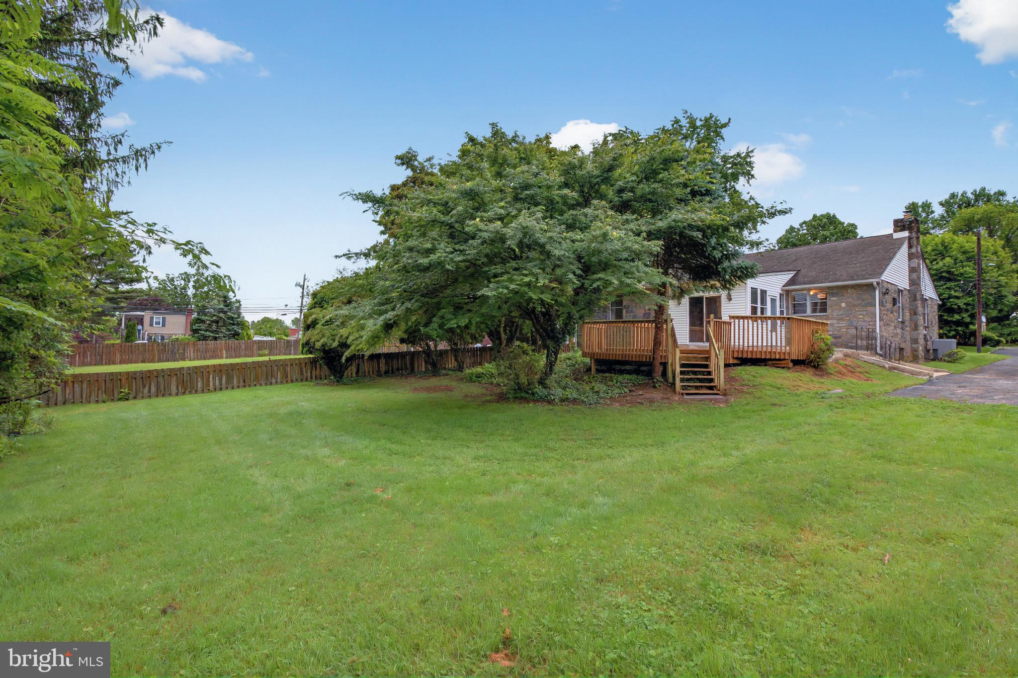 3 Arbor Lea Road Lansdowne, PA 19050 - Photo 25 of 32 a view of a house with backyard and a garden