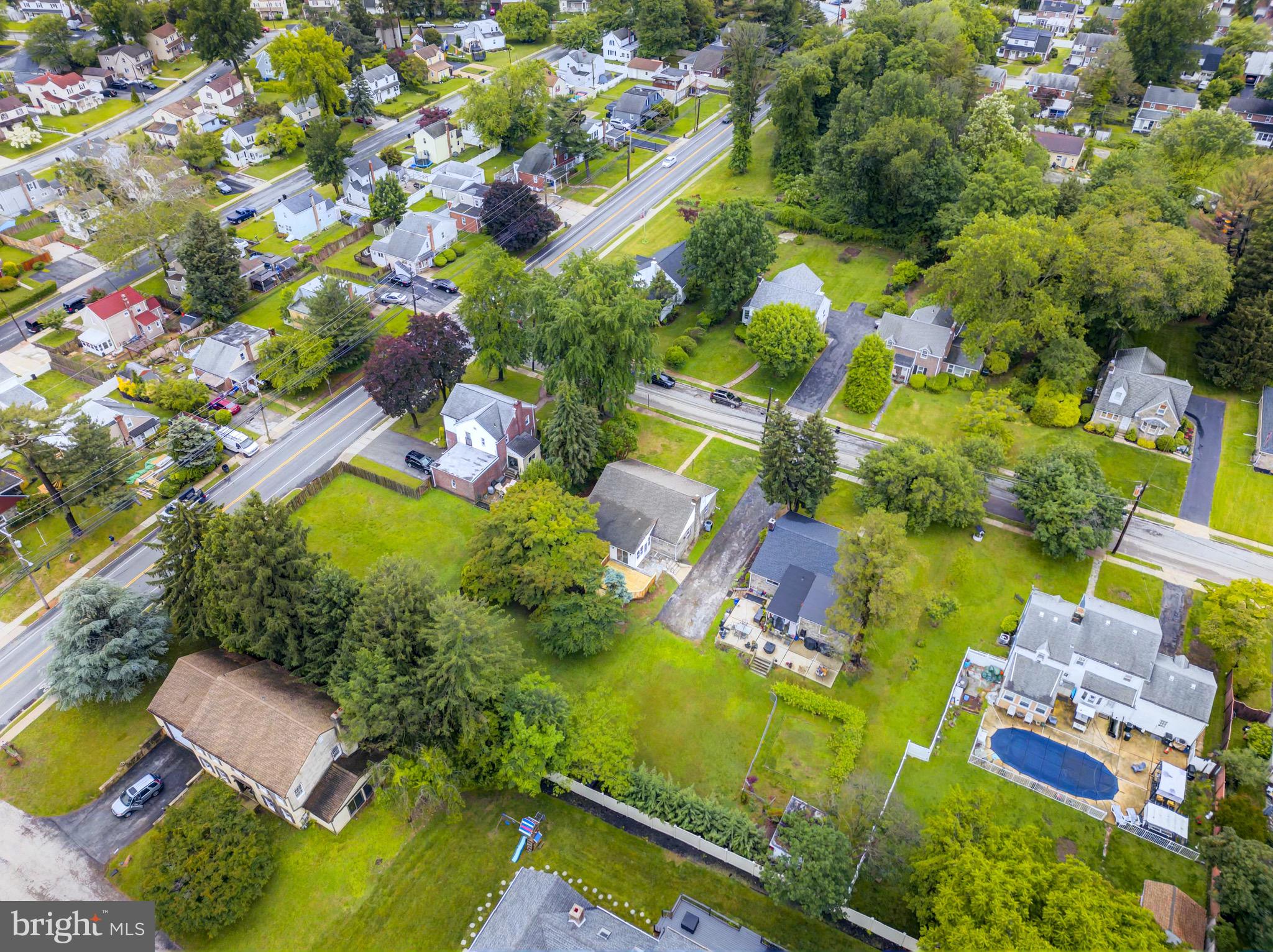 3 Arbor Lea Road Lansdowne, PA 19050 - Photo 32 of 32 an aerial view of residential houses with outdoor space and street view