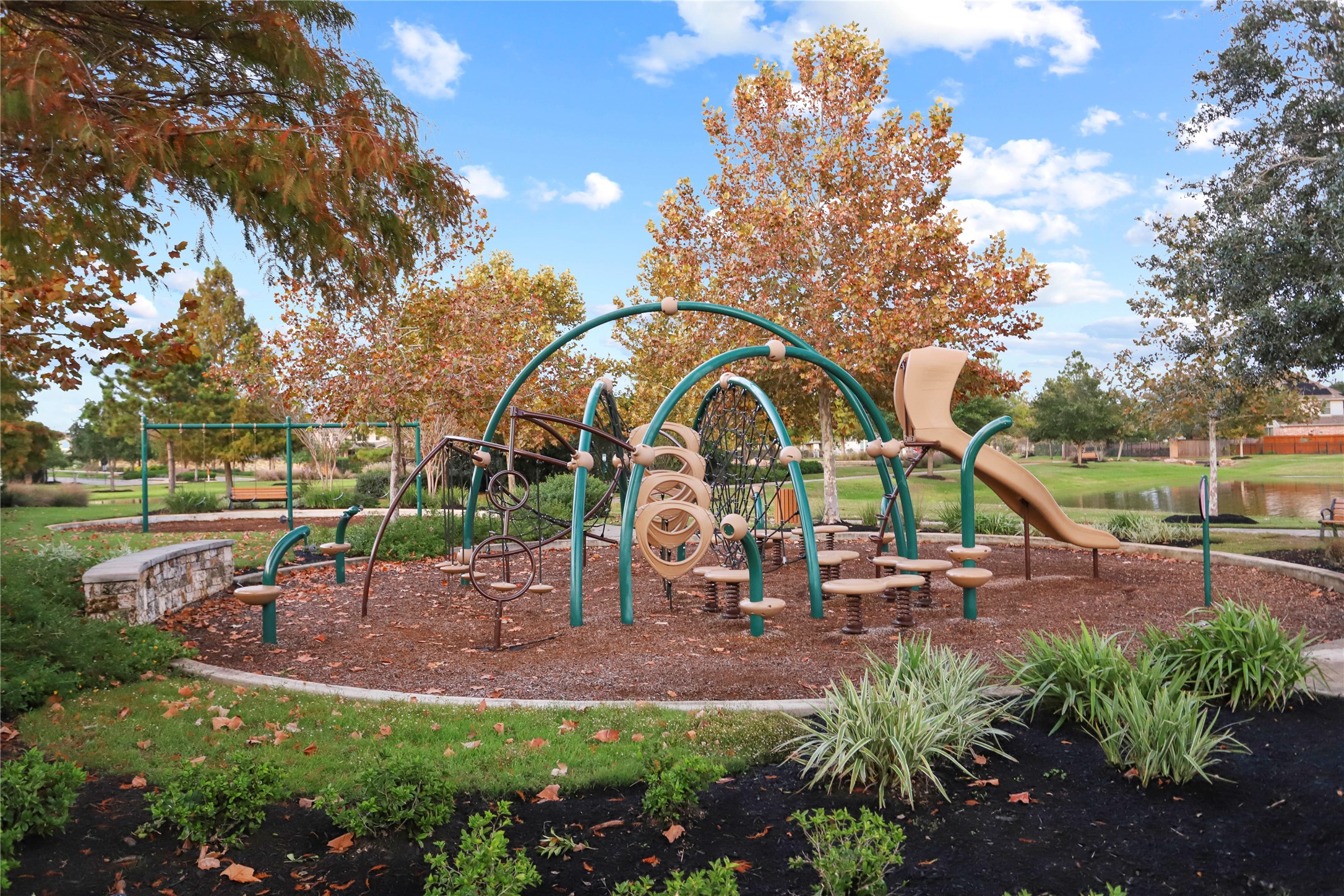 3002 Currant Drive Manvel, TX 77578 - Photo 43 of 43 a view of a park with large trees