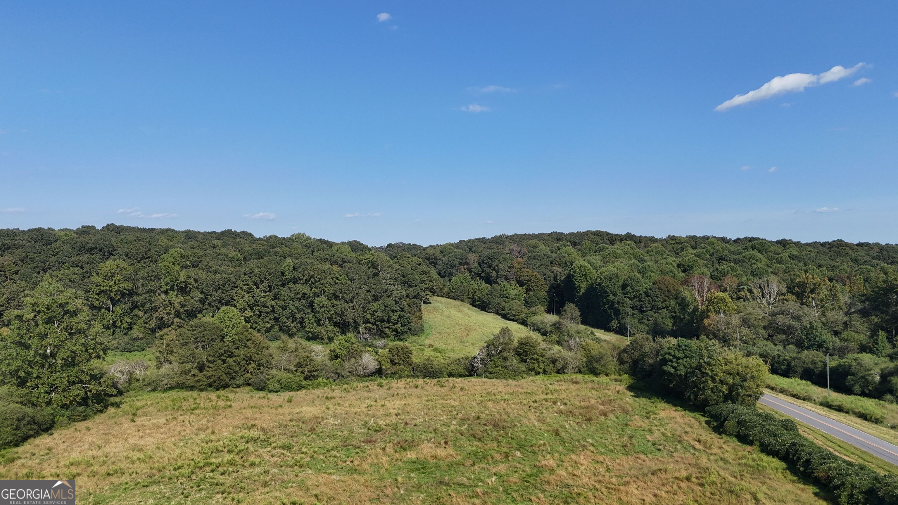 15 West L Williams Road Commerce, GA 30530 - Photo 8 of 41 a view of a dry yard with mountains in the background