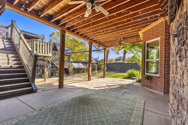 a view of front door