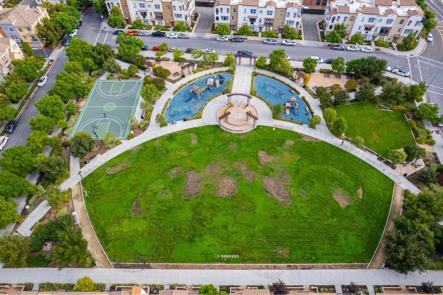 2753 Ferrara Circle San Jose, CA 95111 - Photo 44 of 46 an aerial view of a backyard